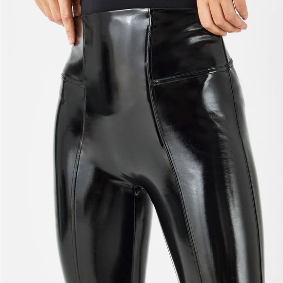 Spanx Faux Patent Leather Leggings - Picture 3 of 6